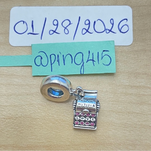 Pandora Typewriter dangle - Picture 3 of 9